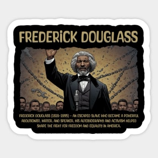 Frederick Douglass, Black History Legend Sticker